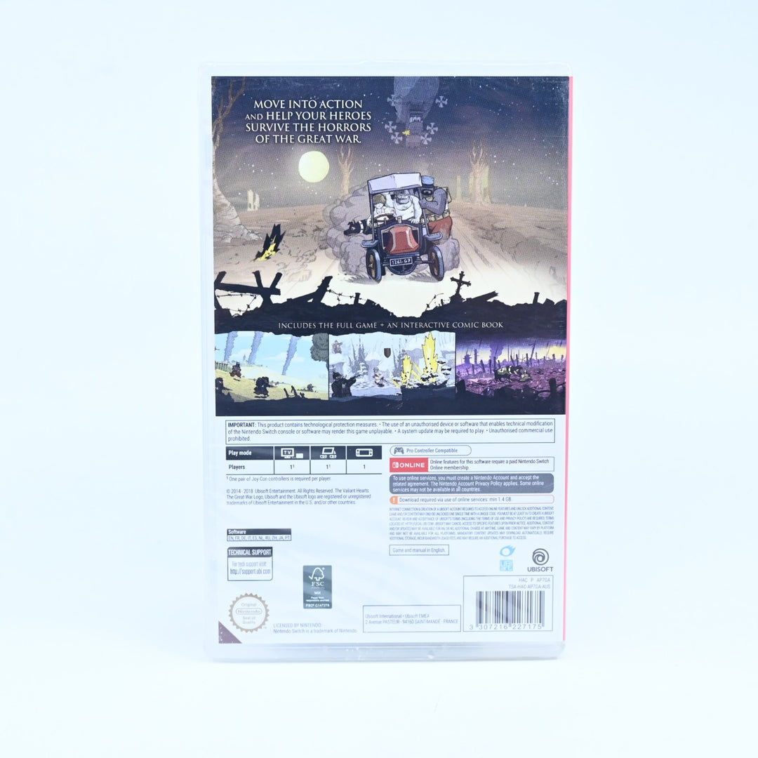 SEALED! Valiant Hearts: The Great War - Nintendo Switch Game - FREE POST!