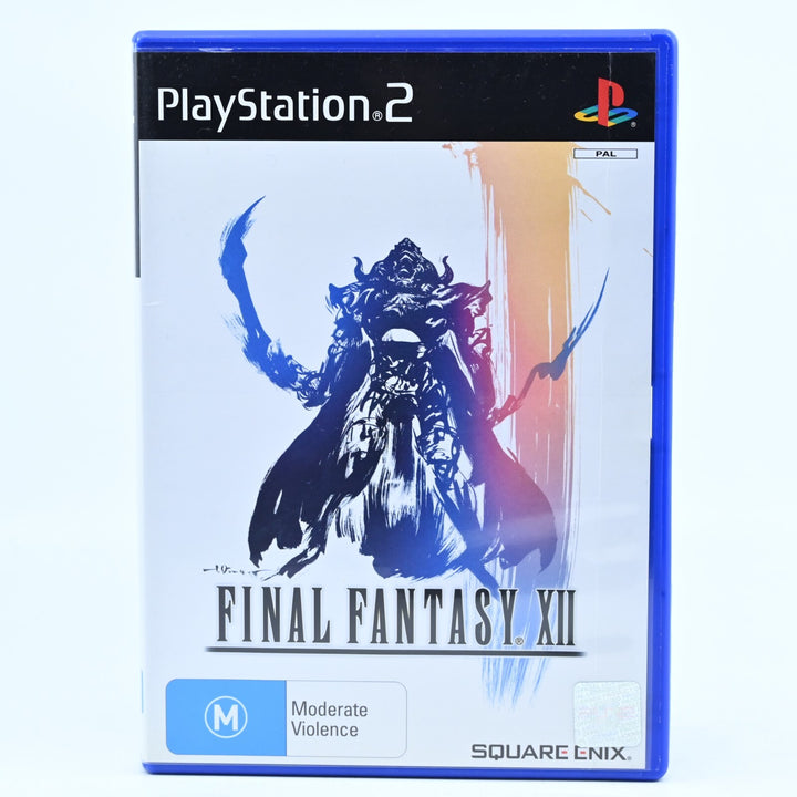 Final Fantasy XII 12 - Sony Playstation 2 / PS2 Game + Manual - PAL - MINT DISC!