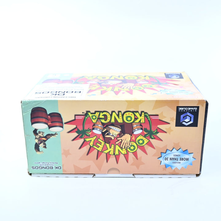 Donkey Konga - Boxed with Bongos - Nintendo Gamecube Game + Manual - PAL