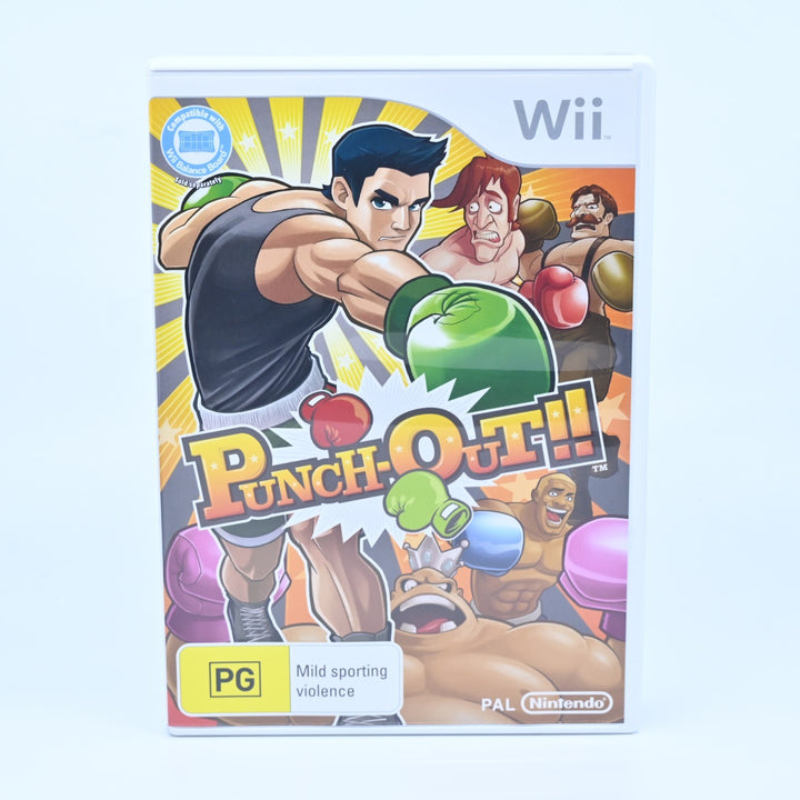 Punch Out!! - Nintendo Wii Game + Manual - PAL - MINT DISC!