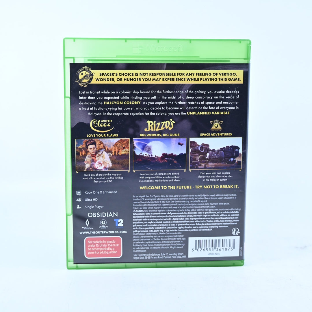 The Outer Worlds - Xbox One Game - PAL - FREE POST!