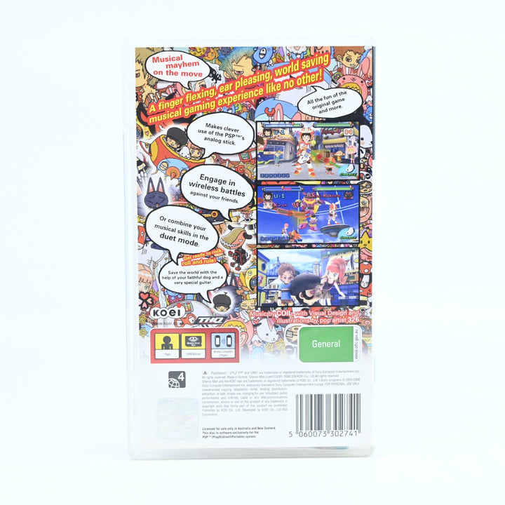 Gitaroo Man Lives! - Sony PSP Game + Manual - FREE POST!