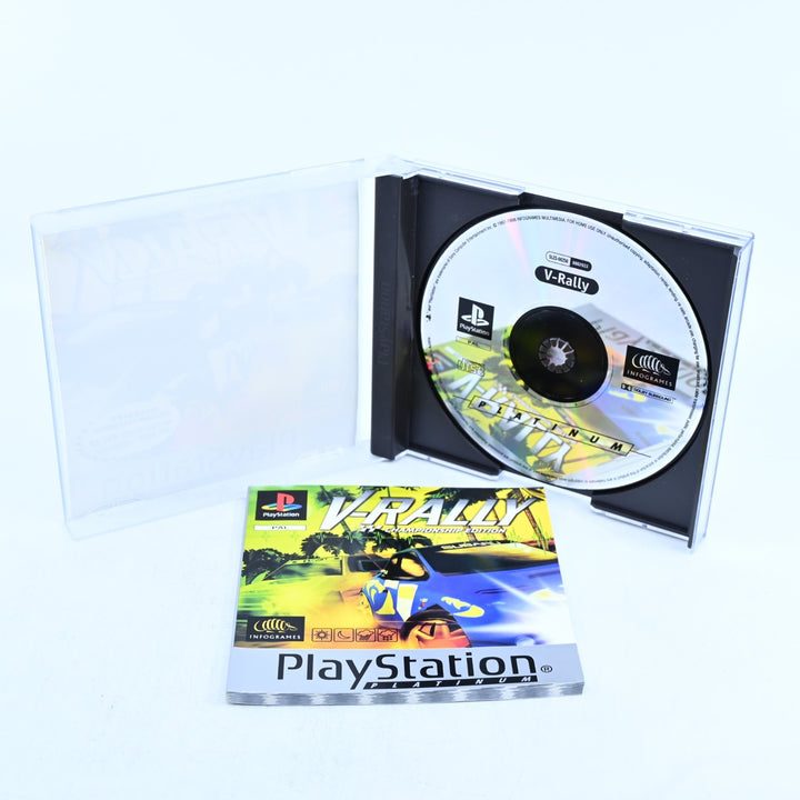V-Rally: Championship Edition - Sony Playstation 1 / PS1 Game + Manual - PAL