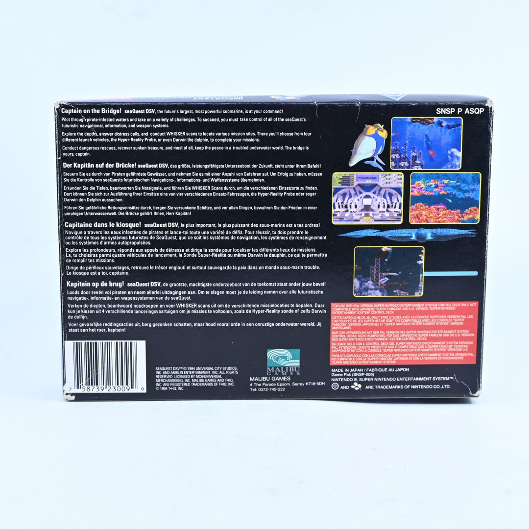 Sea Quest DSV - Super Nintendo / SNES Boxed Game - No Manual - PAL