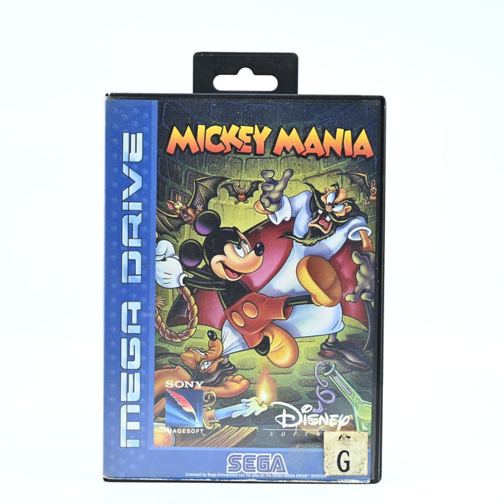 Mickey Mania + Manual - Sega Mega Drive Game - PAL - FREE POST!