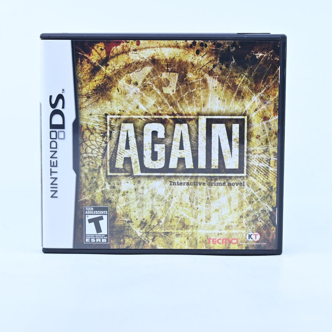 Again - Nintendo DS Game - REGION FREE + Manual - FREE POST!