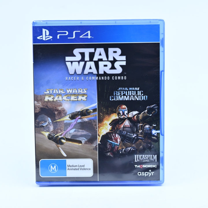 SEALED - Star Wars Racer and Commando Combo - Sony Playstation 4 / PS4 Game
