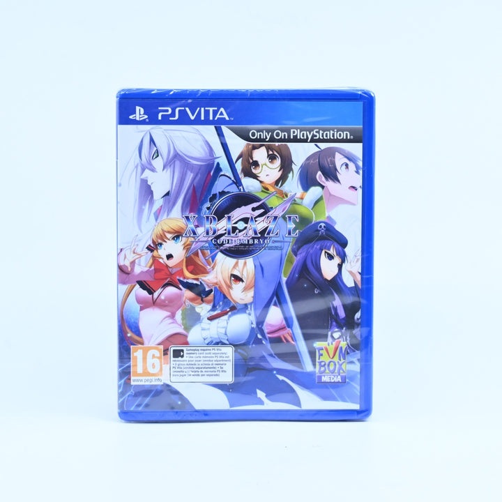 SEALED! Xblaze Code: Embryo - Sony PS Vita Game - FREE POST!