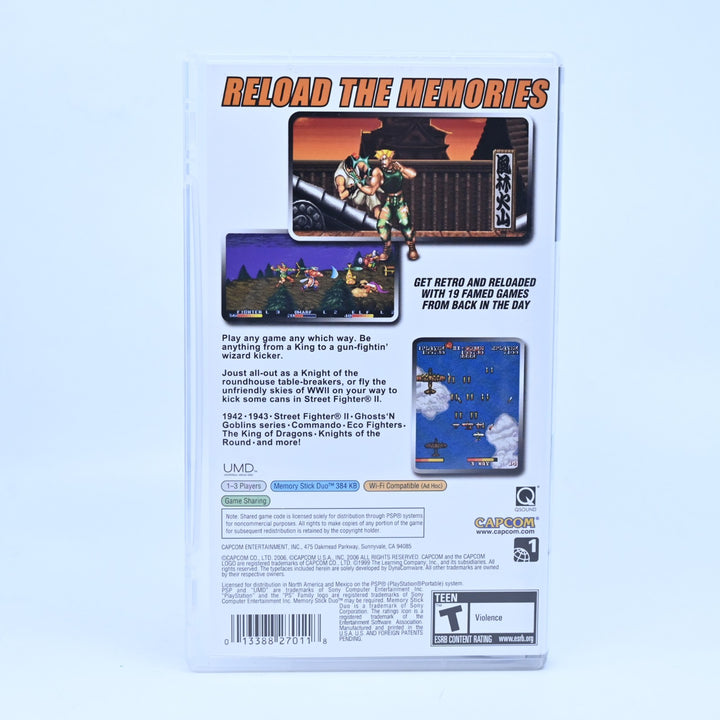 Capcom Classic Collection Reloaded - Sony PSP Game + Manual - Region Free