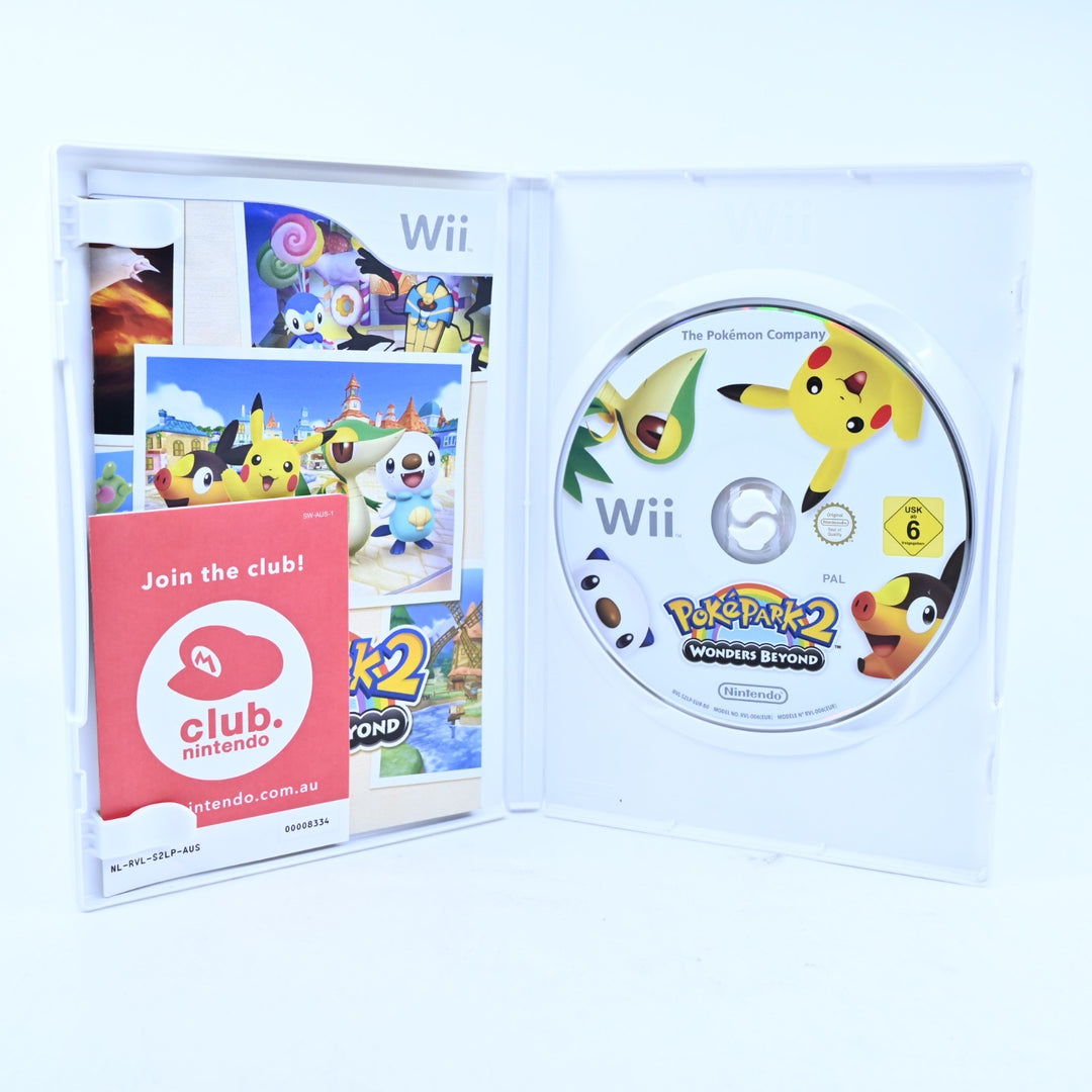 PokePark 2: Wonders Beyond - Nintendo Wii Game + Manual - PAL - MINT DISC!