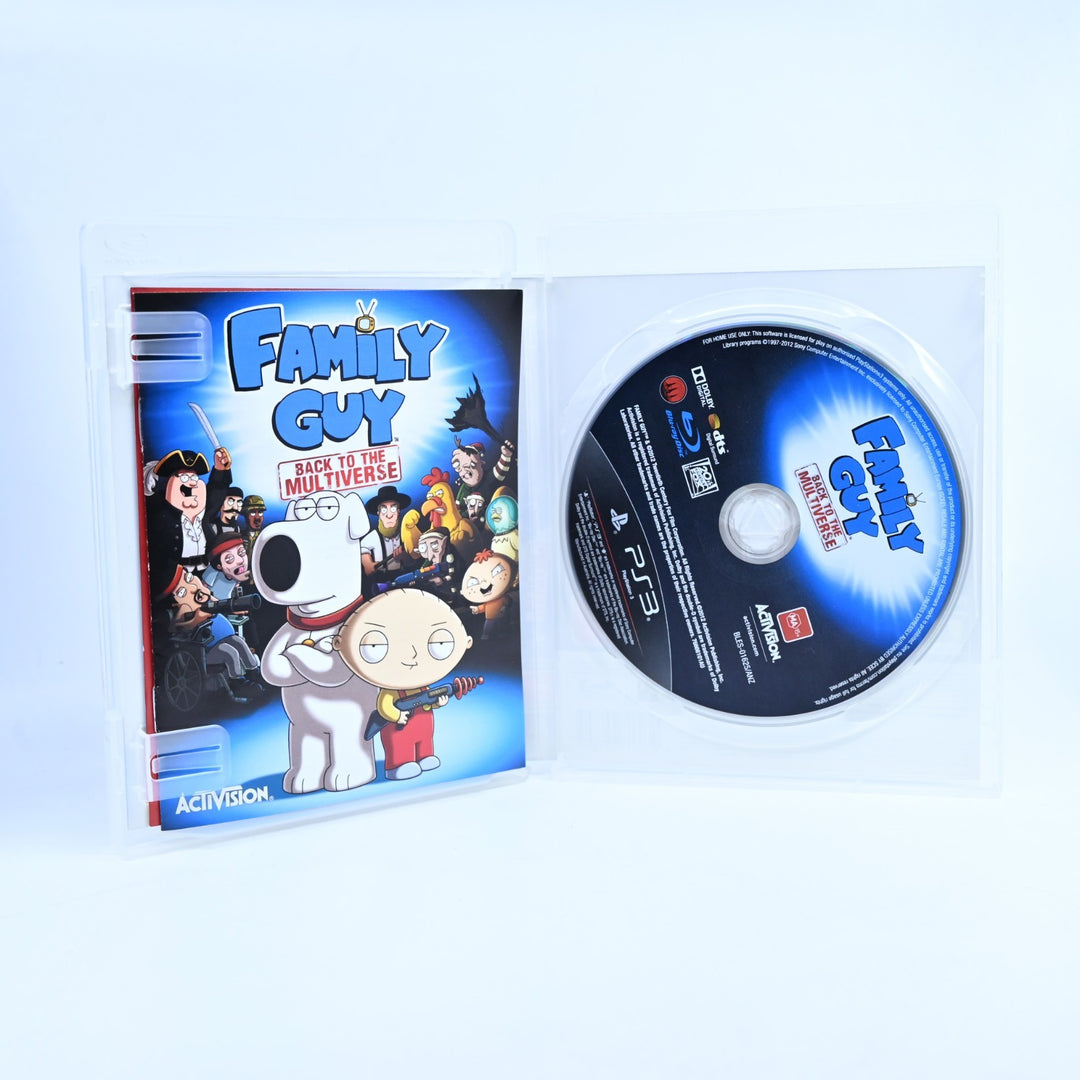 Family Guy - Back To The Multiverse - Sony Playstation 3 / PS3 Game + Manual