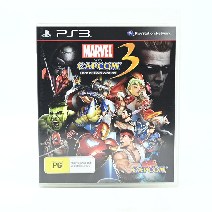 Marvel VS. Capcom 3 Fate of Two Worlds - Sony Playstation 3 / PS3 Game + Manual