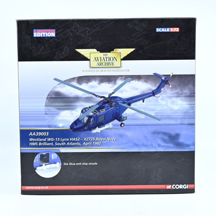 Corgi Aviation 1:72 Westland WG-13 Lynx HAS2 AA39003 - Die Cast Helicopter
