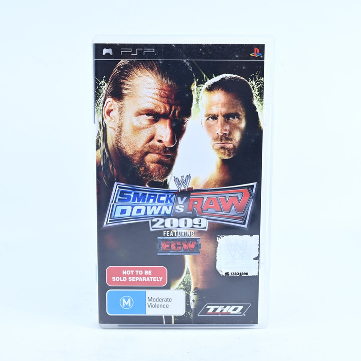 WWE SmackDown! vs Raw 2009 - Sony PSP Game + Manual - FREE POST!