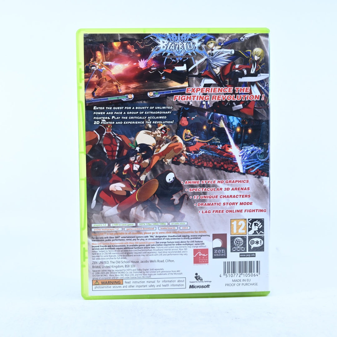 BlazBlue: Calamity Trigger - Xbox 360 Game + Manual - PAL - MINT DISC!