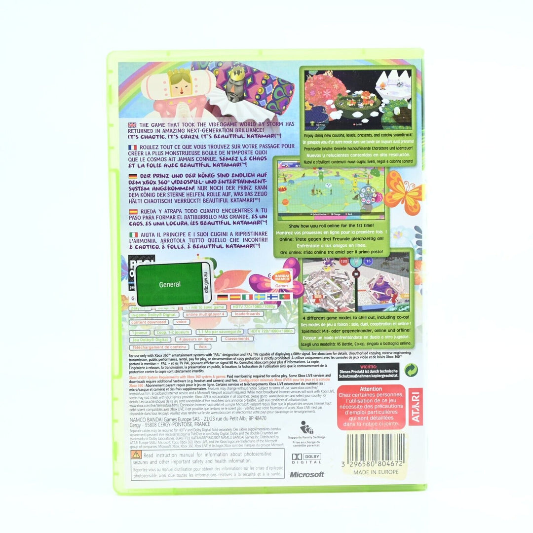 Beautiful Katamari - Xbox 360 Game + Manual - PAL - MINT DISC!