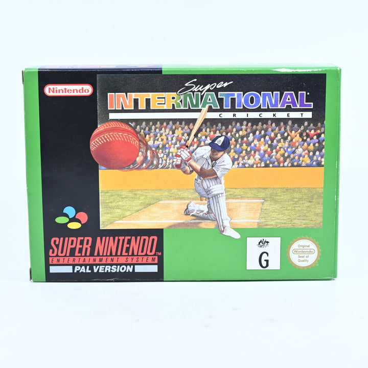 Super International Cricket - Super Nintendo / SNES Boxed Game - PAL