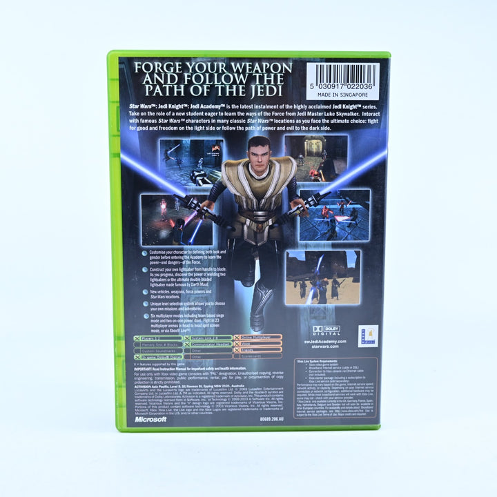 Star Wars Jedi Knight: Jedi Academy - Original Xbox Game + Manual - PAL