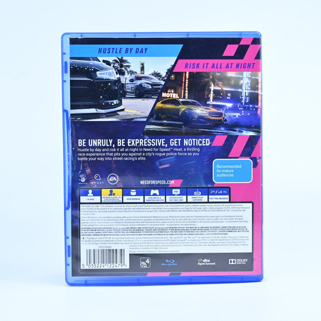 Need For Speed Heat - Sony Playstation 4 / PS4 Game - FREE POST!