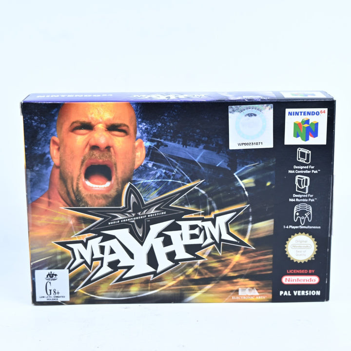 WCW Mayhem - N64 / Nintendo 64 Boxed Game - No Manual - PAL - FREE POST!