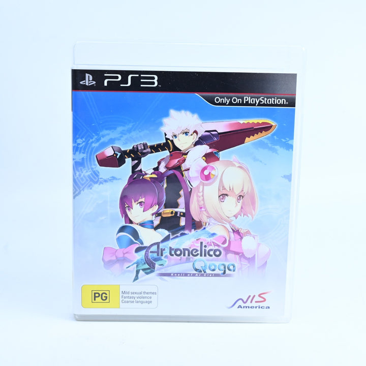 Ar Tonelico Qoga: Knell of Ar Ciel - Sony Playstation 3 / PS3 Game + Manual