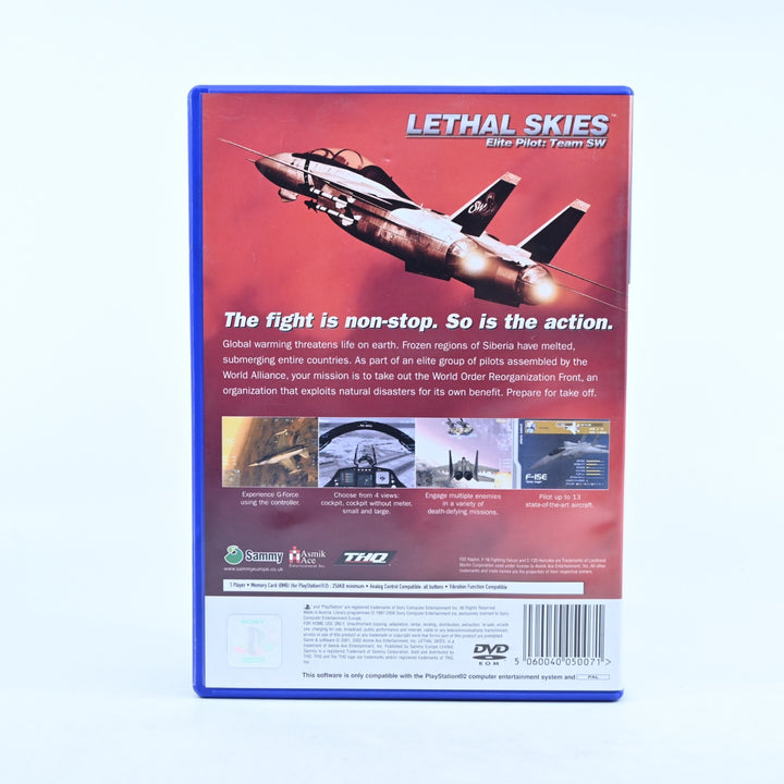 Lethal Skies: Elite Pilot: Team SW - Sony Playstation 2 / PS2 Game + Manual