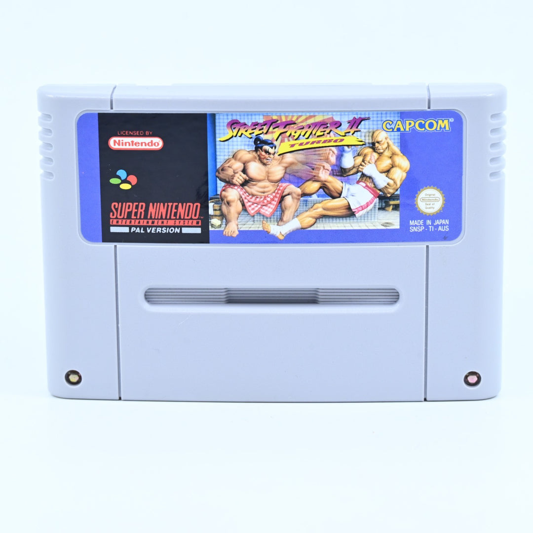Street Fighter II Turbo - Super Nintendo / SNES Boxed Game - PAL - FREE POST!