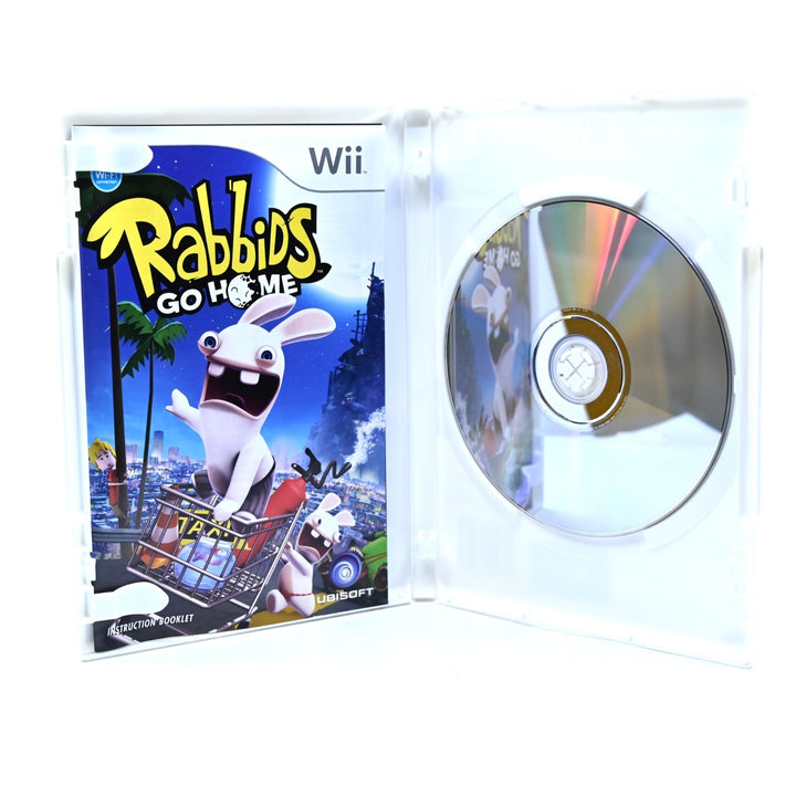 Rabbids Go Home - Nintendo Wii Game + Manual - PAL - MINT DISC!