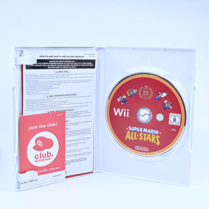 Super Mario All Stars 25th Anniversary - Nintendo Wii Game + Manual - PAL