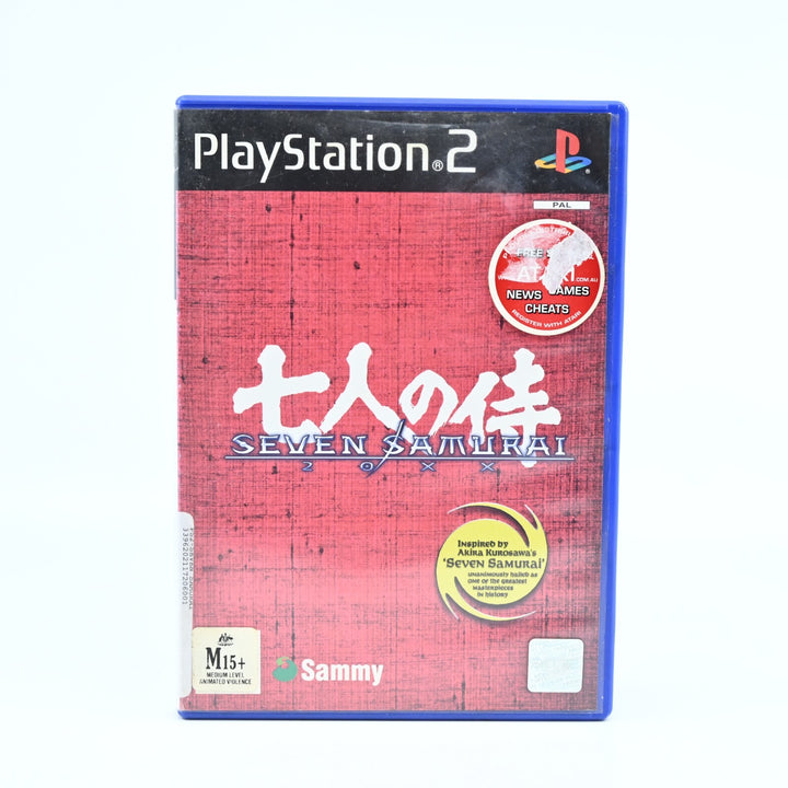 Seven Samurai 20XX - Sony Playstation 2 / PS2 Game + Manual - PAL - MINT DISC!