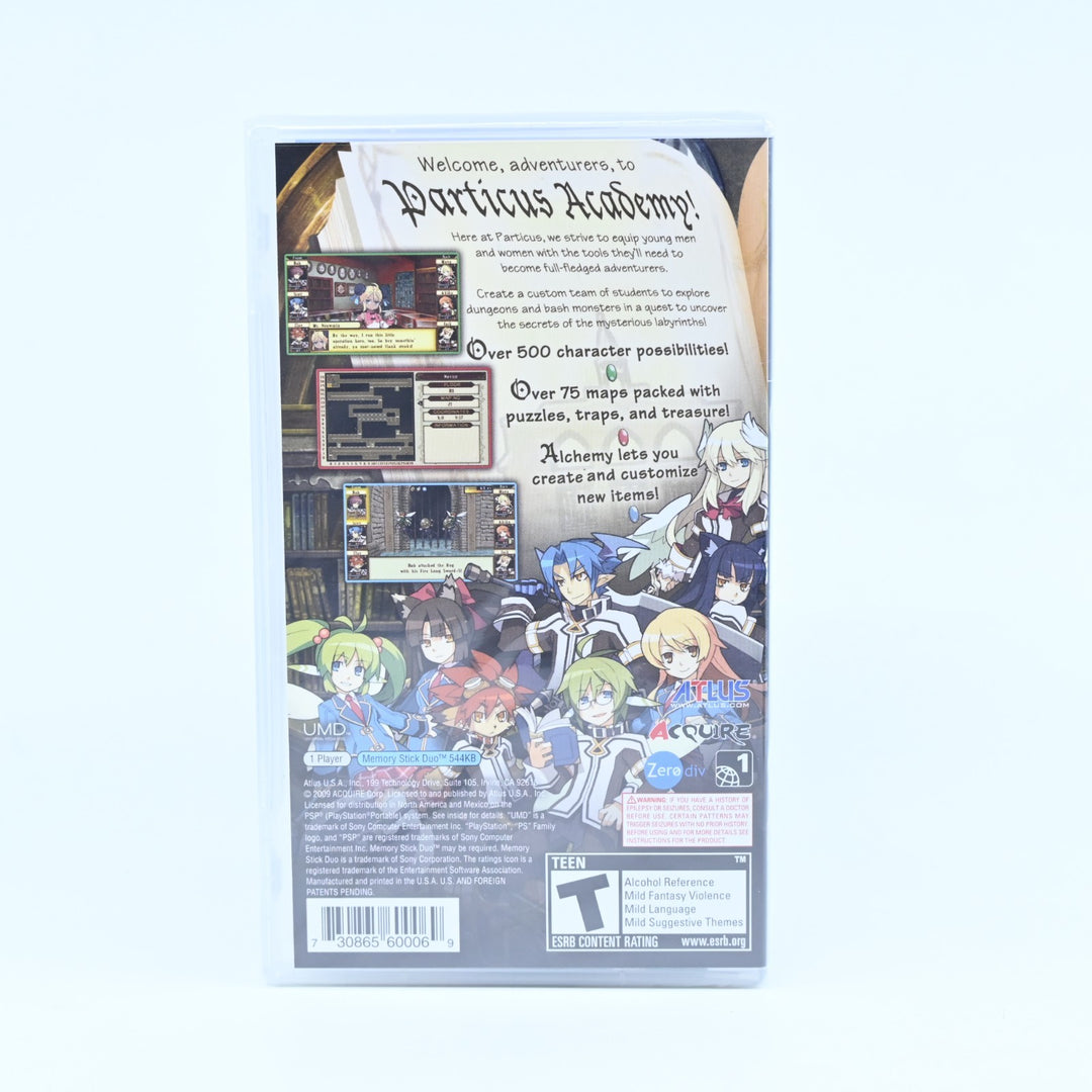 SEALED! Class of Heroes - Sony PSP Game + Manual - Region Free - FREE POST!