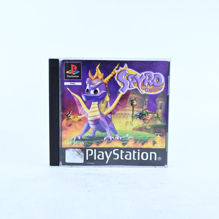 Spyro The Dragon - Sony Playstation 1 / PS1 Game + Manual - PAL - MINT DISC!