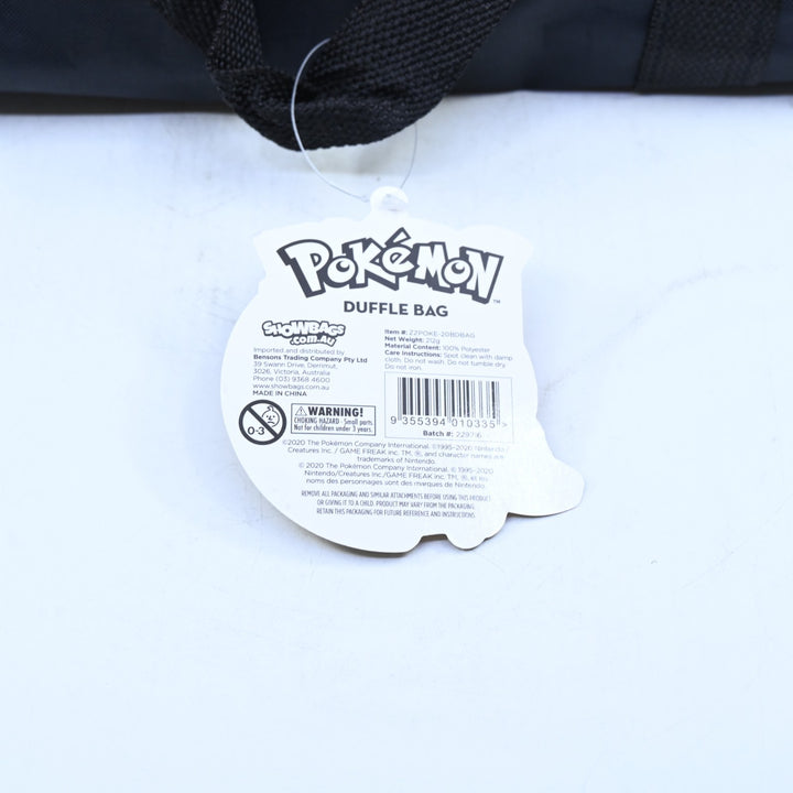 Pokemon Duffel Bag With Tags - Backpack / Bag