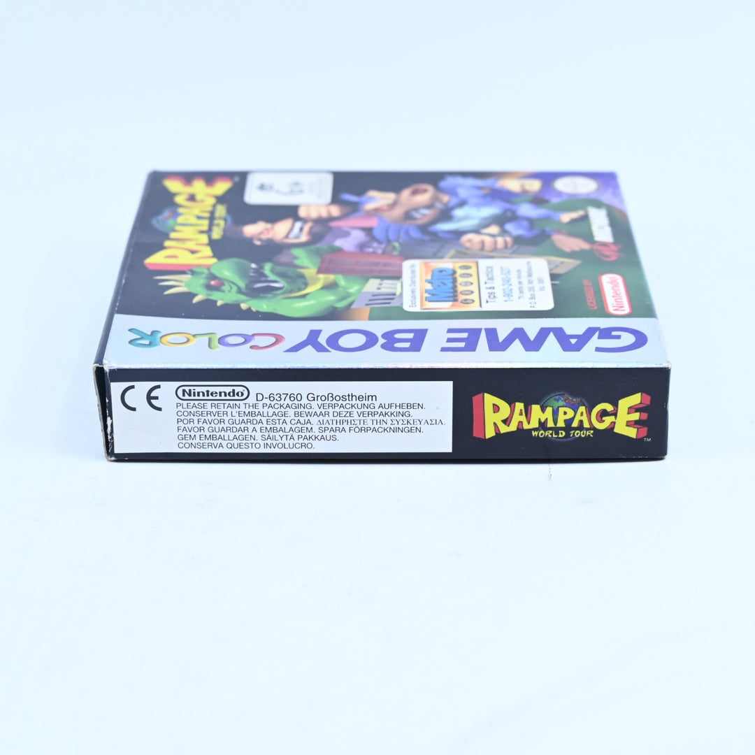 Rampage World Tour - Nintendo Gameboy Color Boxed Game - PAL - FREE POST!