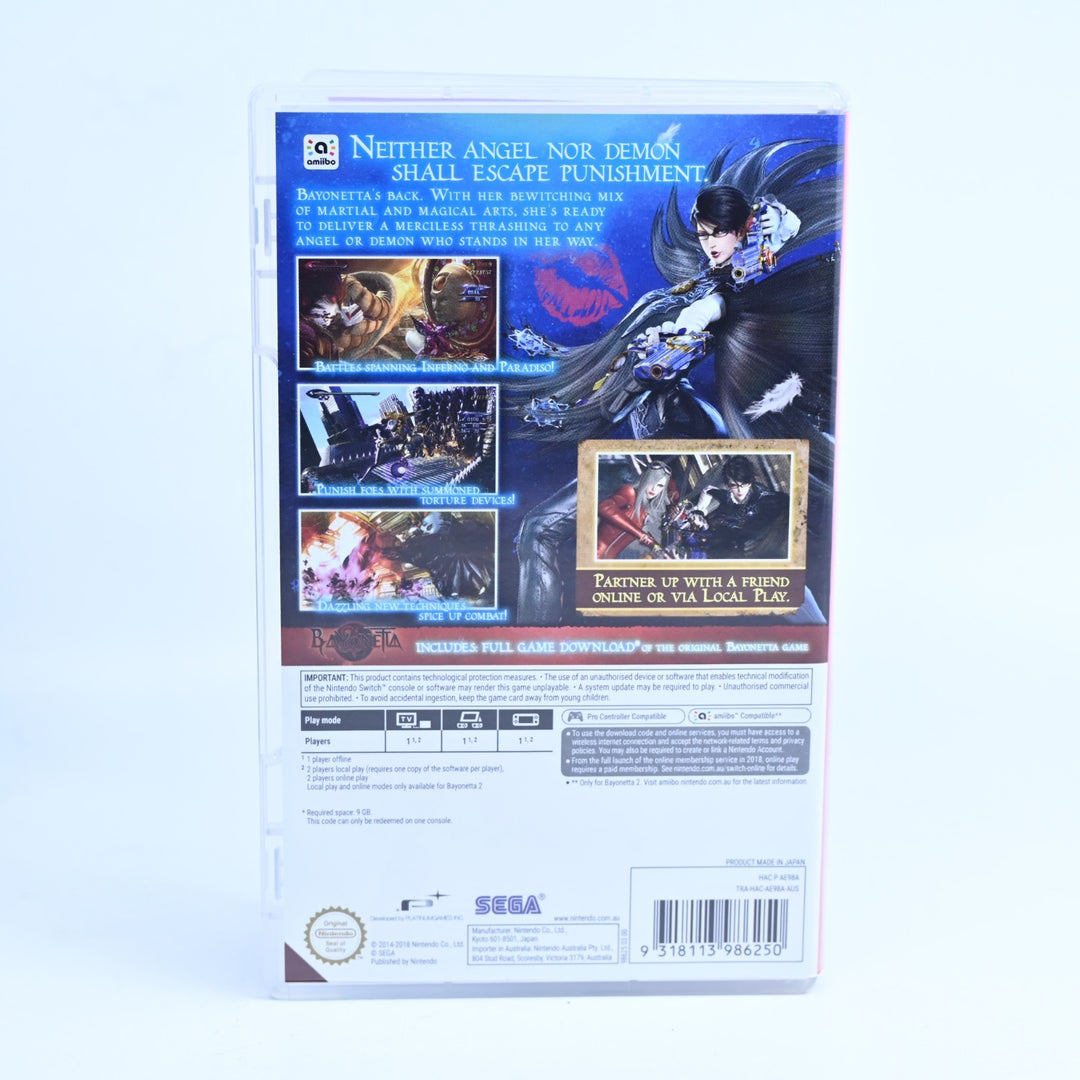 Bayonetta 2 [No Bayonetta 1 Code] - Nintendo Switch Game - FREE POST!