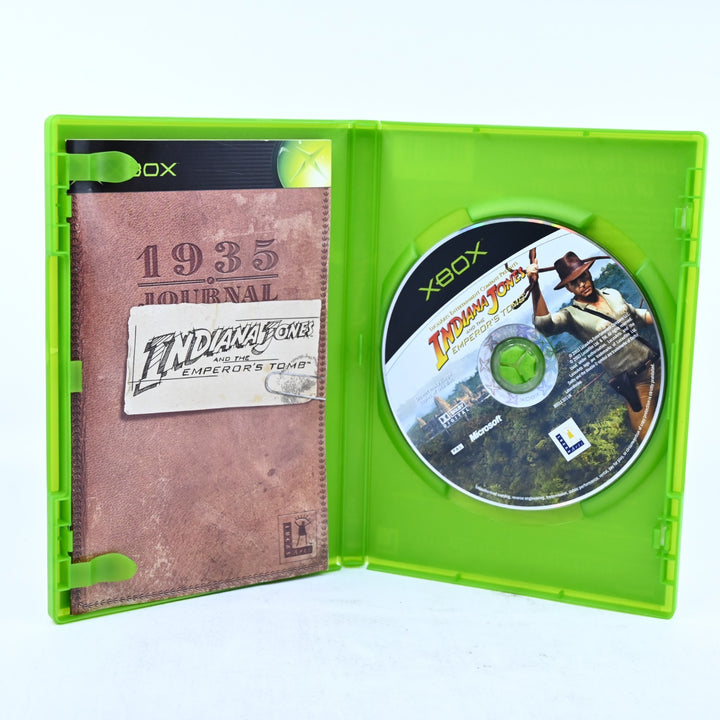 Indiana Jones and the Emperor's Tomb - Original Xbox Game + Manual - PAL