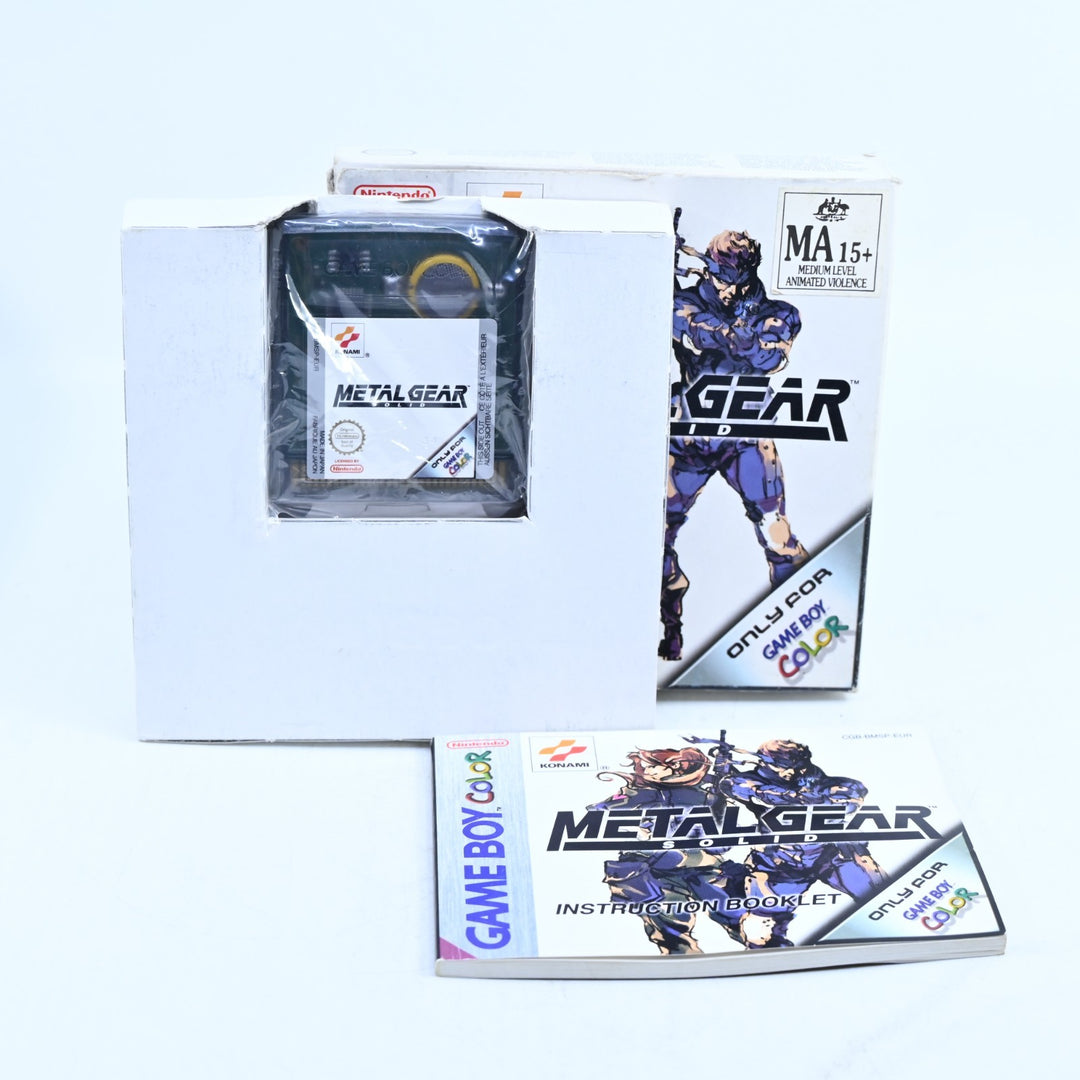 Metal Gear Solid - Nintendo Gameboy Color Boxed Game - PAL - FREE POST!