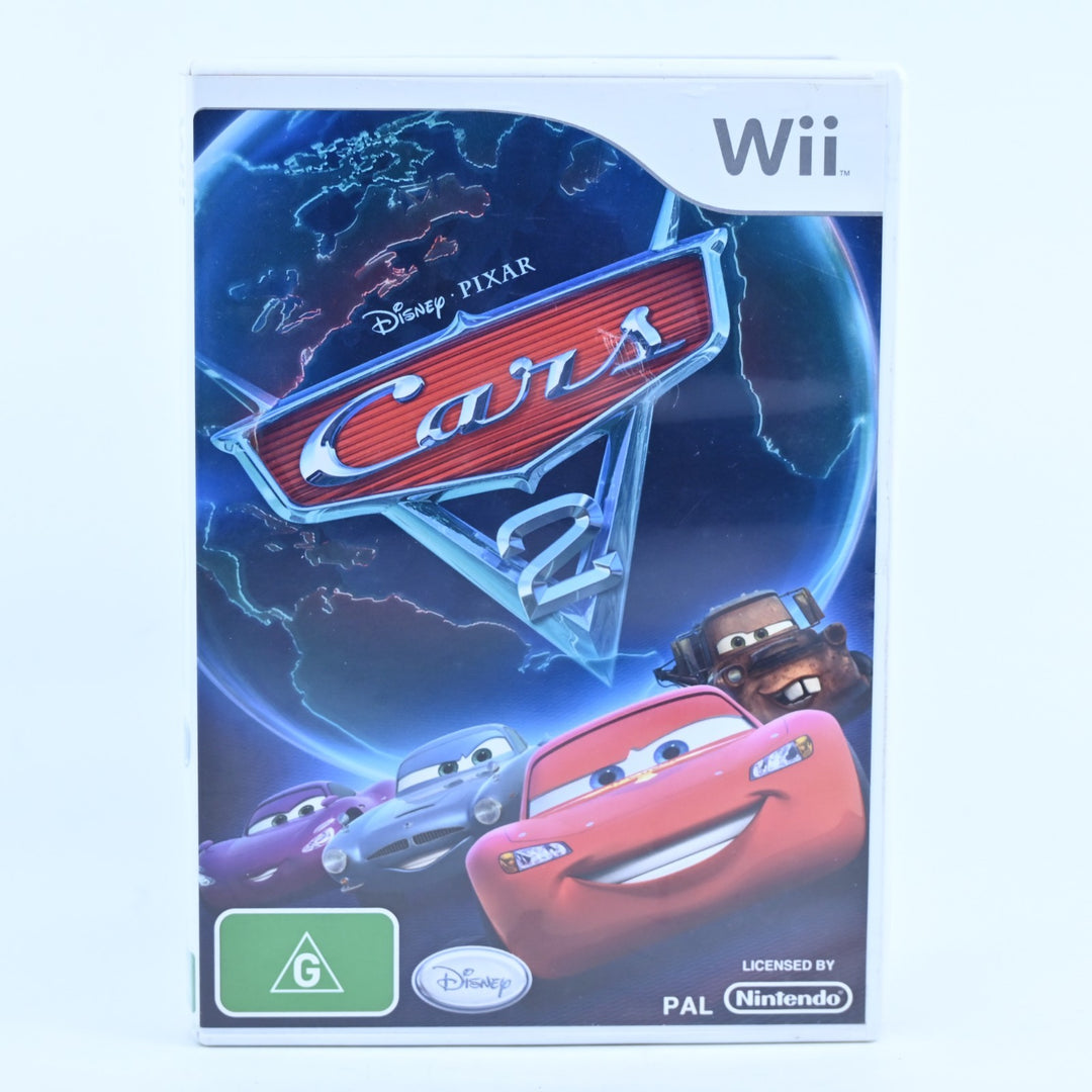 Cars 2 - Nintendo Wii Game + Manual - PAL - MINT DISC!