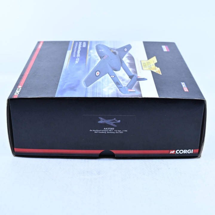 Corgi Aviation 1:72 De Havilland Vampire FB.5 112SQN RAF Fassberg AA37303 Plane