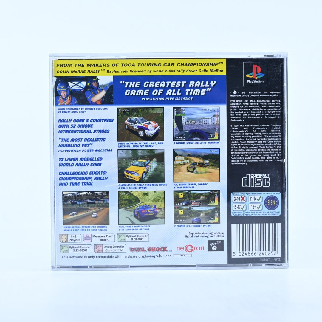 Colin McRae Rally - Sony Playstation 1 / PS1 Game + Manual - PAL