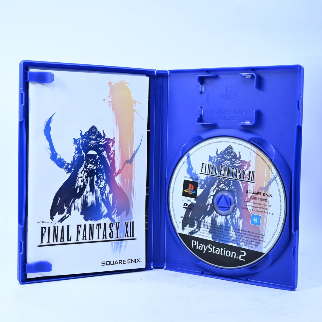 Final Fantasy XII - Sony Playstation 2 / PS2 Game + Manual - PAL - MINT DISC!