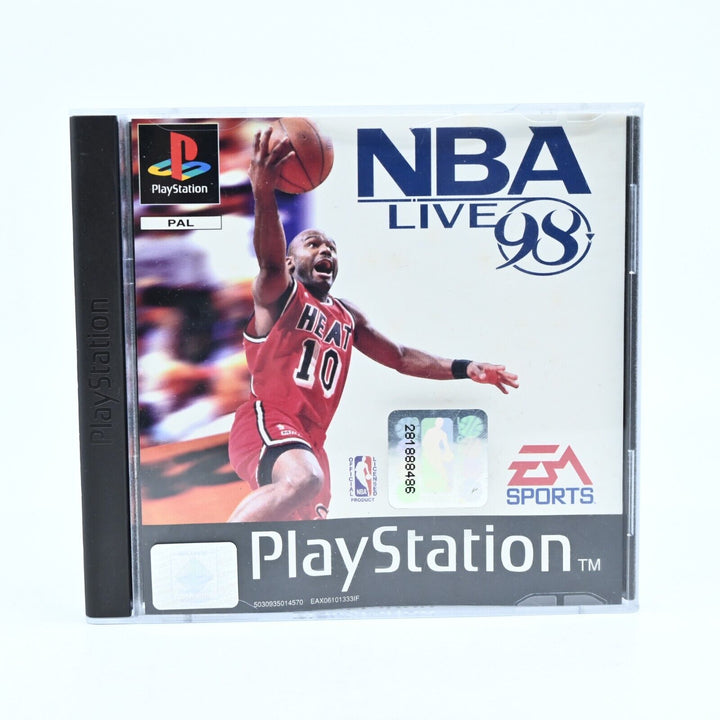 NBA Live 98 - Sony Playstation 1 / PS1 Game + Manual - PAL - NEAR MINT DISC!