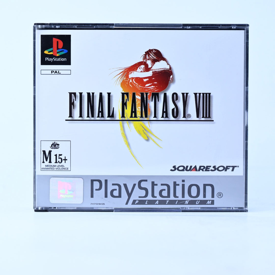 Final Fantasy VIII - Sony Playstation 1 / PS1 Game + Manual - PAL - MINT DISC!
