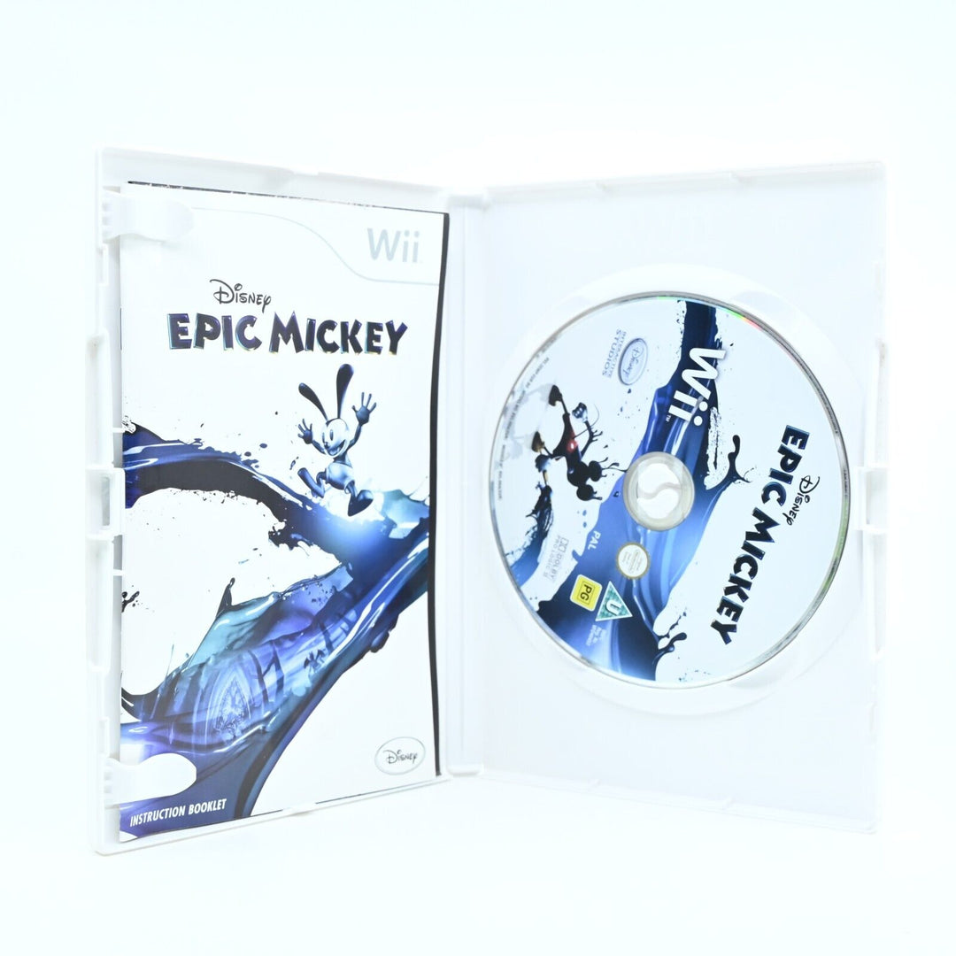 Disney Epic Mickey - Nintendo Wii Game + Manual - PAL - NEAR MINT DISC!