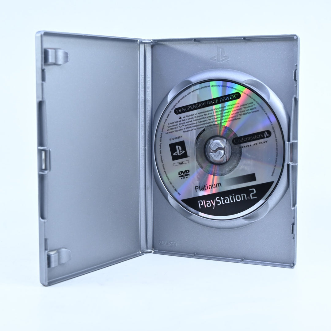 V8 Supercars Race Driver - Sony Playstation 2 / PS2 Game + Manual - PAL