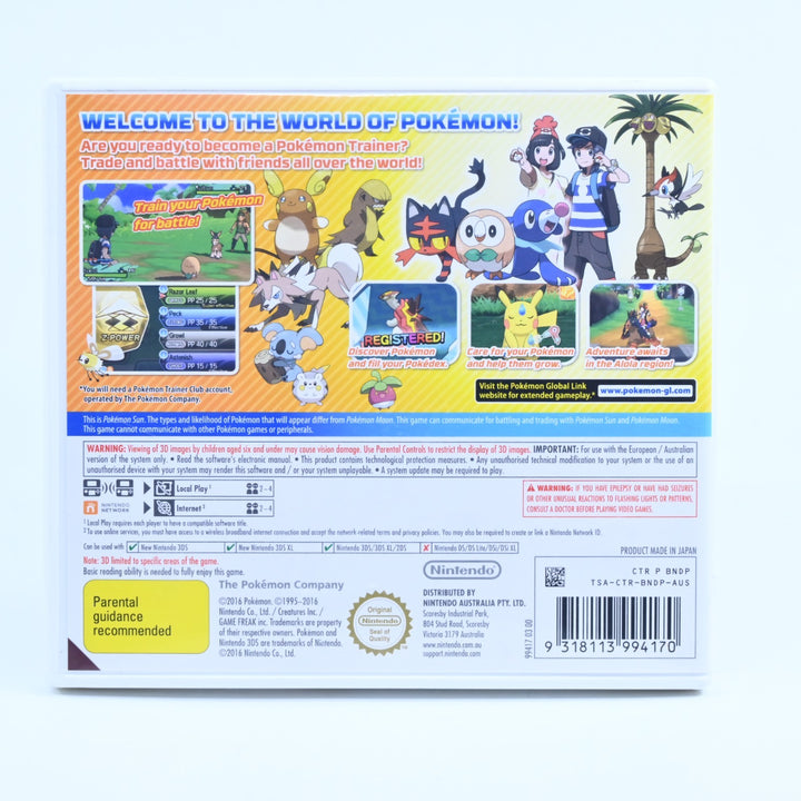 Pokemon Sun - Nintendo 3DS Game - PAL - FREE POST!