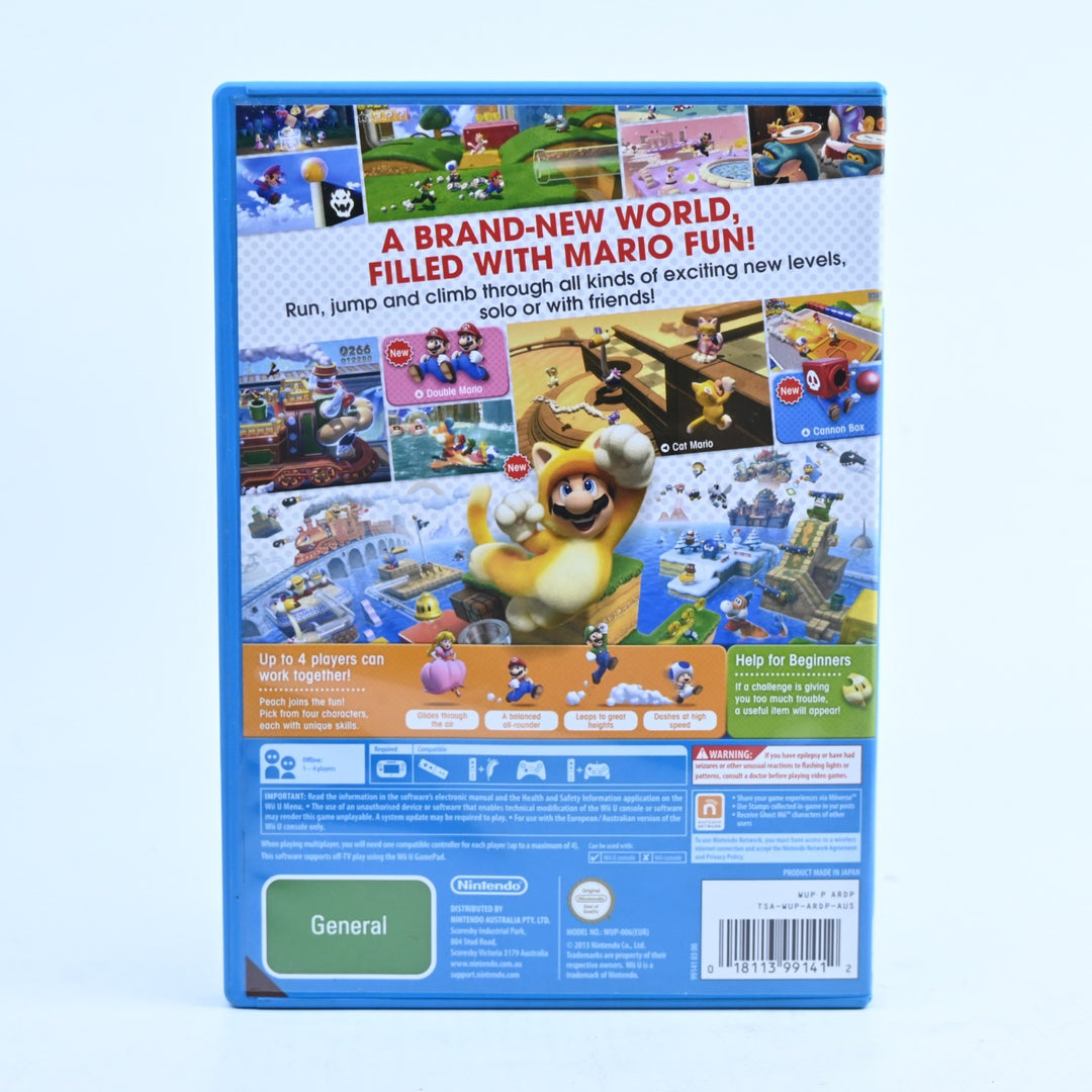 Super Mario 3D World - Nintendo Wii U Game - PAL - FREE POST!