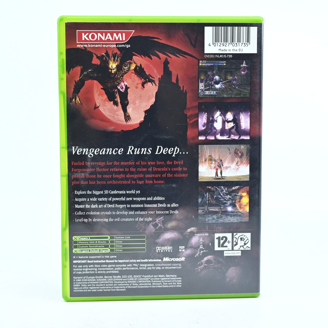 Castlevania: Curse of Darkness  - Original Xbox Game + Manual - PAL - MINT DISC!