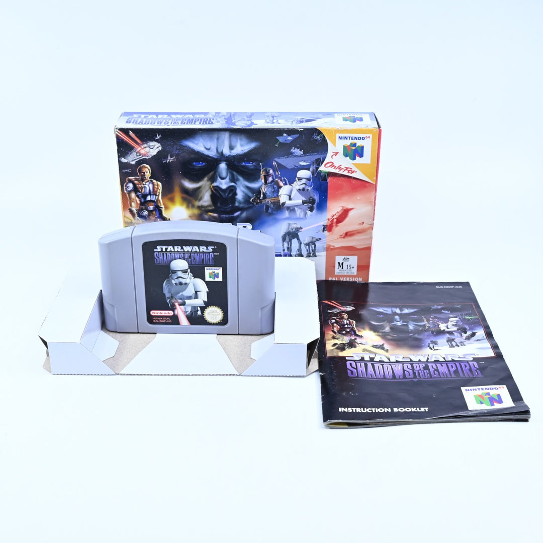 Star Wars: Shadows of the Empire - N64 / Nintendo 64 Boxed Game - PAL