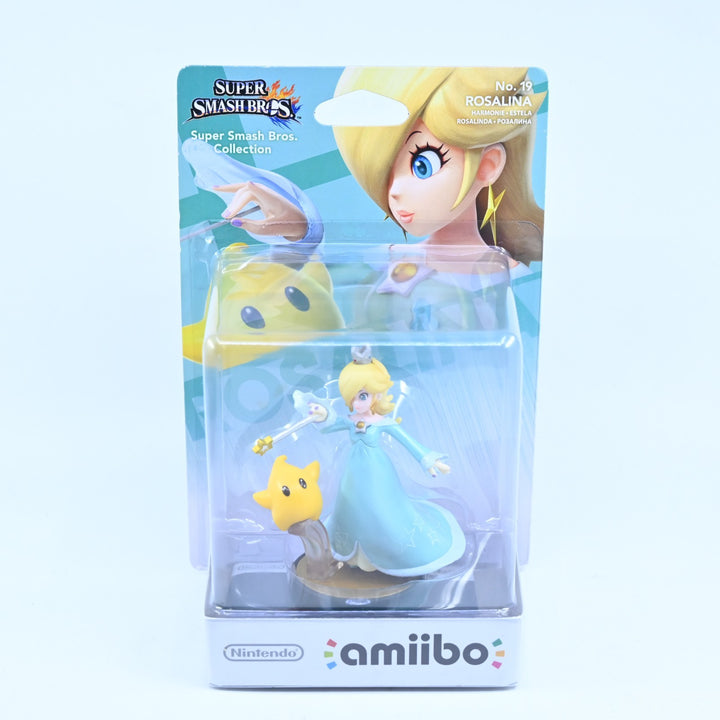 SEALED! Rosalina Amiibo No. 19 - Super Smash Bros. Collection - Toy